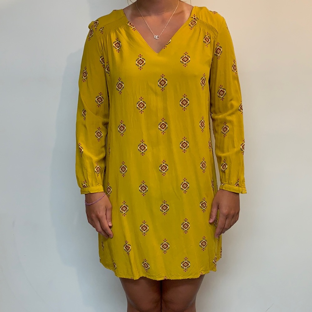 Old Navy brand dress size S yellow color